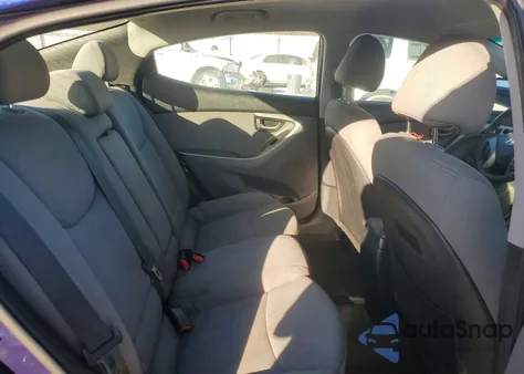 2013 Hyundai Elantra Gls z USA, uszkodzony, nr VIN 5NPDH4AE1DH185017